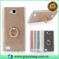 new design glitter cover case for huawei honor 3c h30-u10 back cover with ring holder